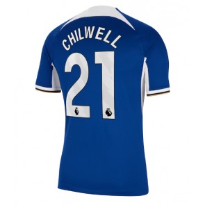 Chelsea Ben Chilwell #21 Domácí Dres 2023-24 Krátký Rukáv